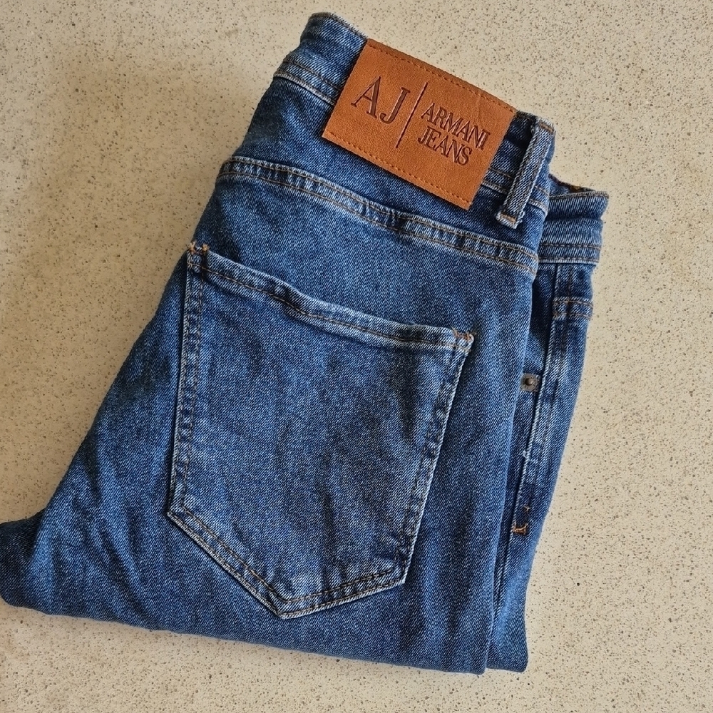 Armani Jeans Men's Blue Denim Jeans